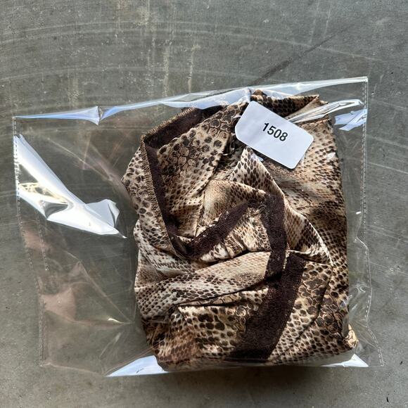 Vintage Inner Most Snakeskin Slip Dress Women's Medium Spaghetti Strap Sexy Y2K - Picture 7 of 7